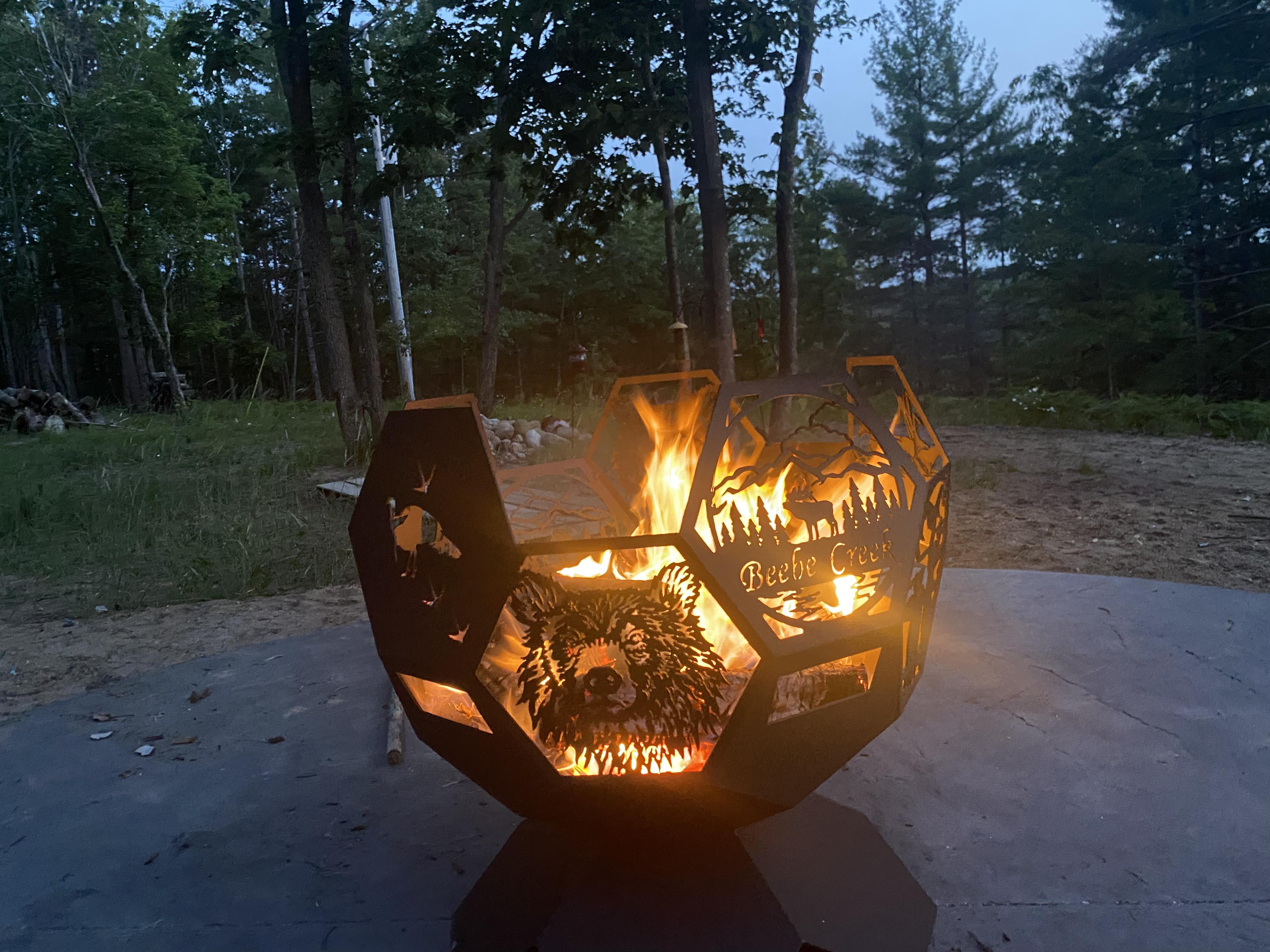 Custom Firepit Gift Certifacte