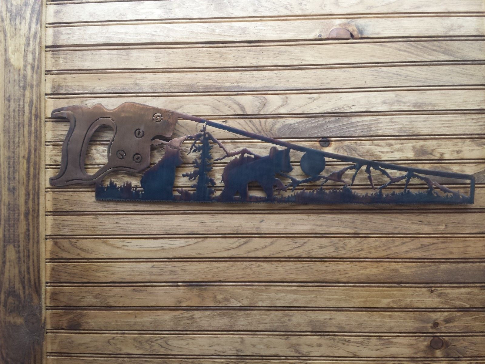 Metal Art Bear Saw Blade