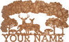 Buck and Doe Family Monogram