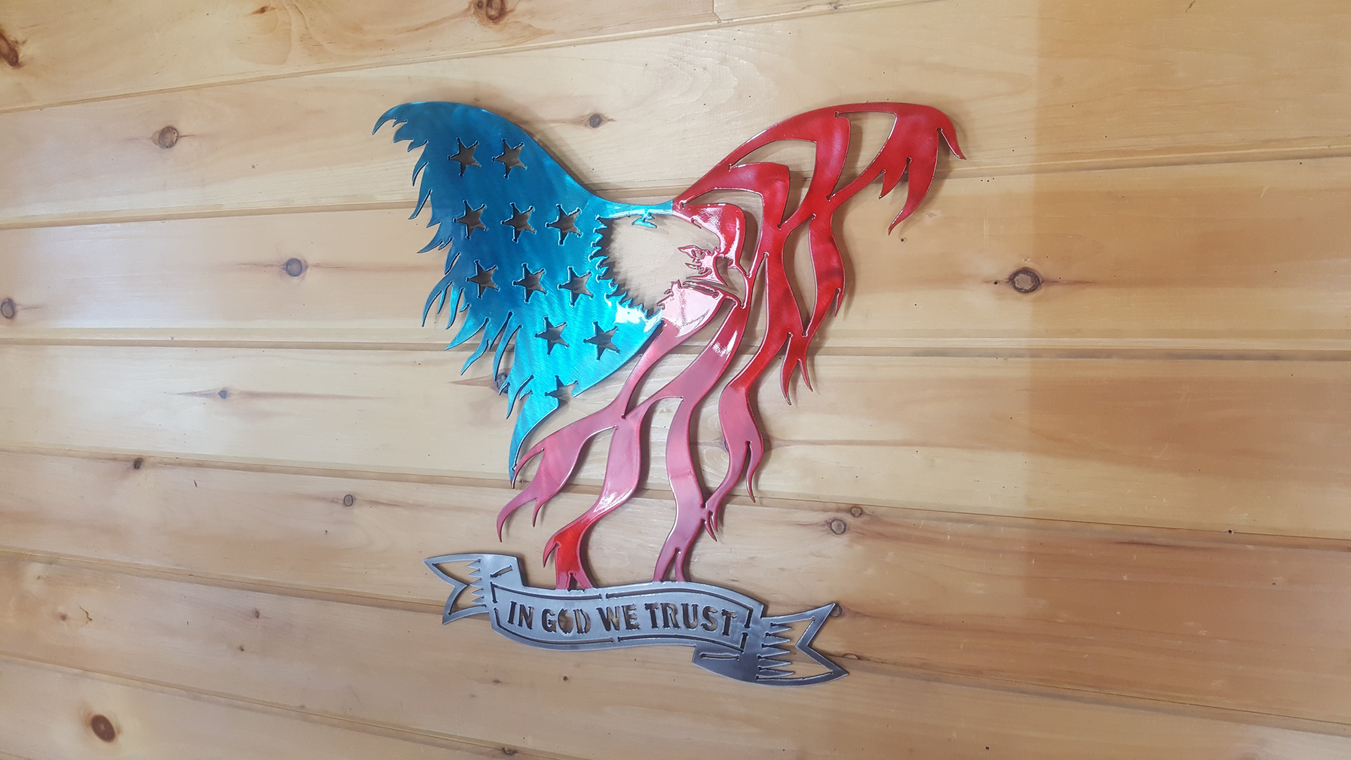 Tattered Eagle Flag - Hersey Customs Inc.