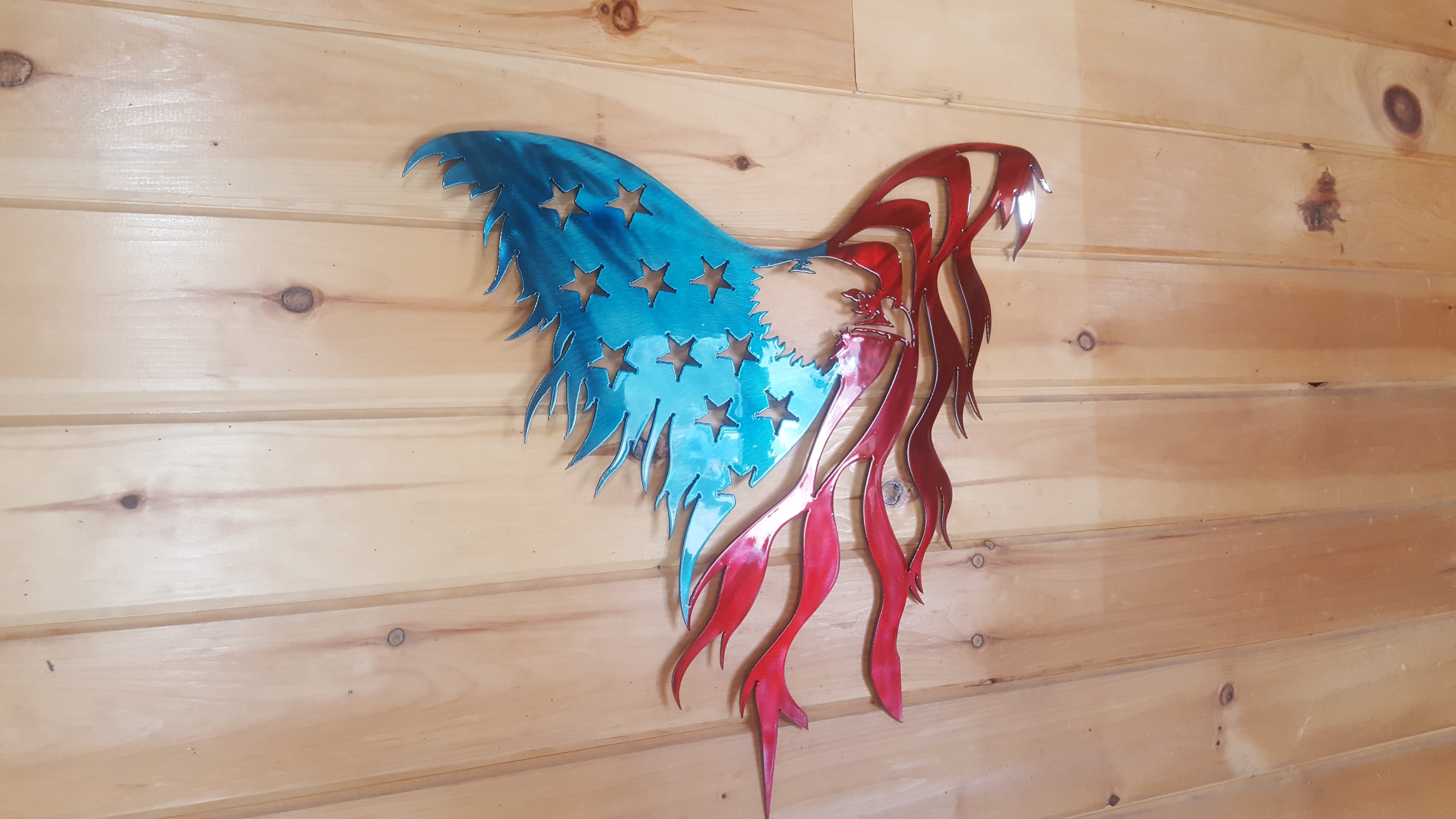 Tattered Eagle Flag - Hersey Customs Inc.