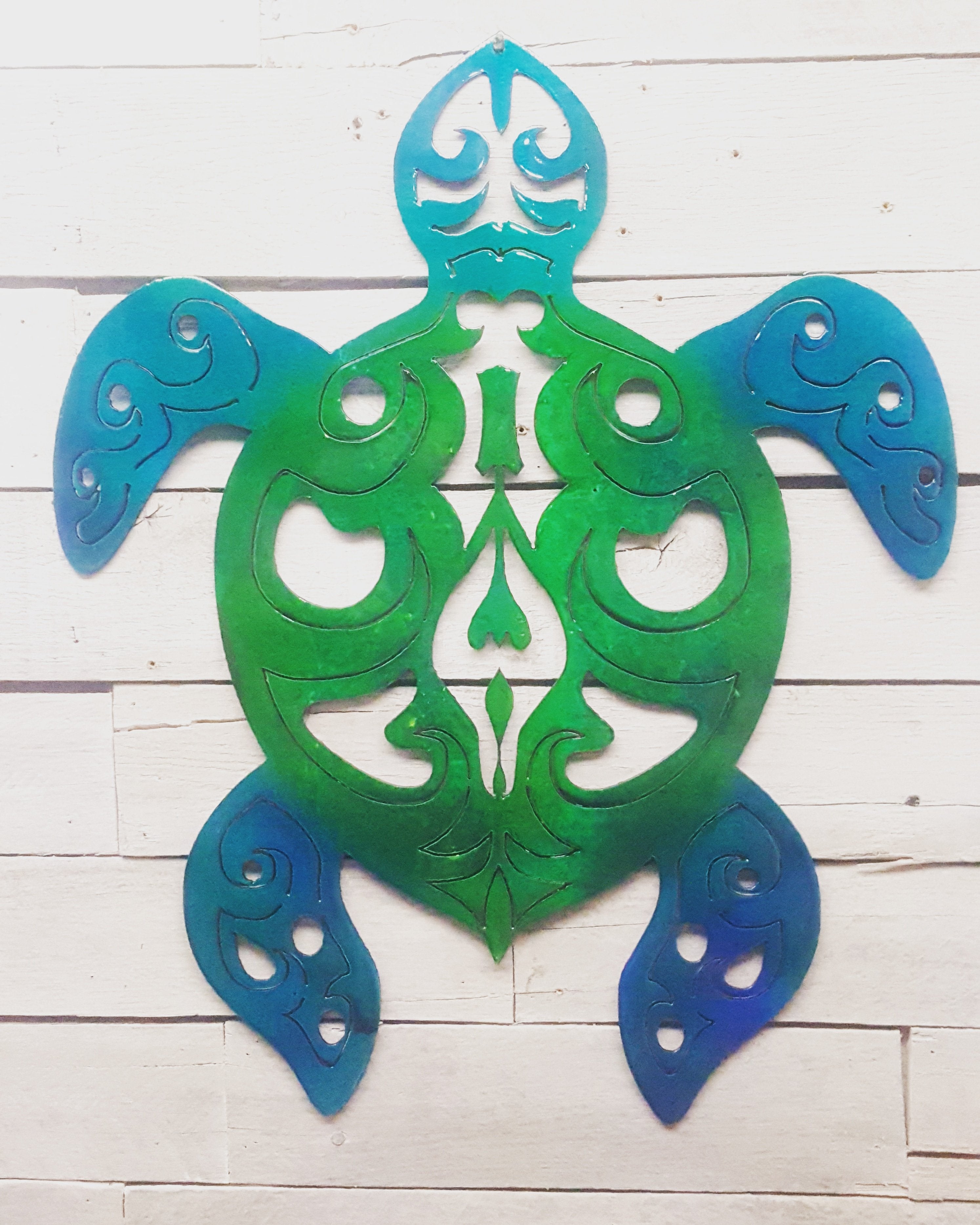 Tribal Turtle - Hersey Customs Inc.