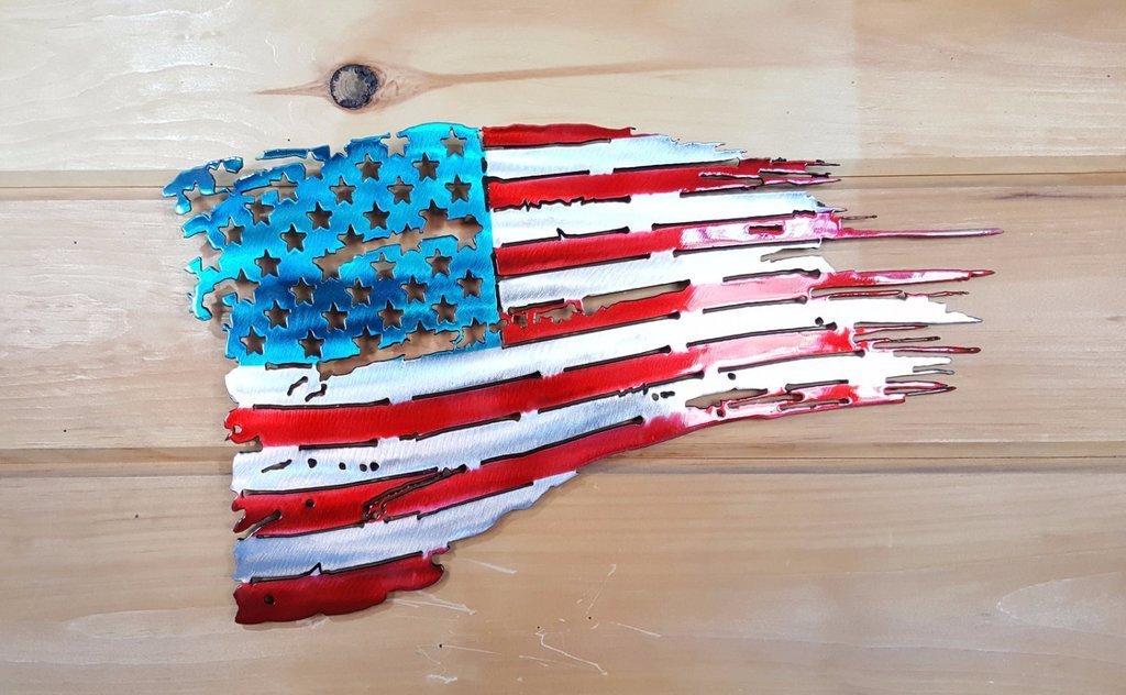 Customizable Tattered Flags - Hersey Customs Inc.