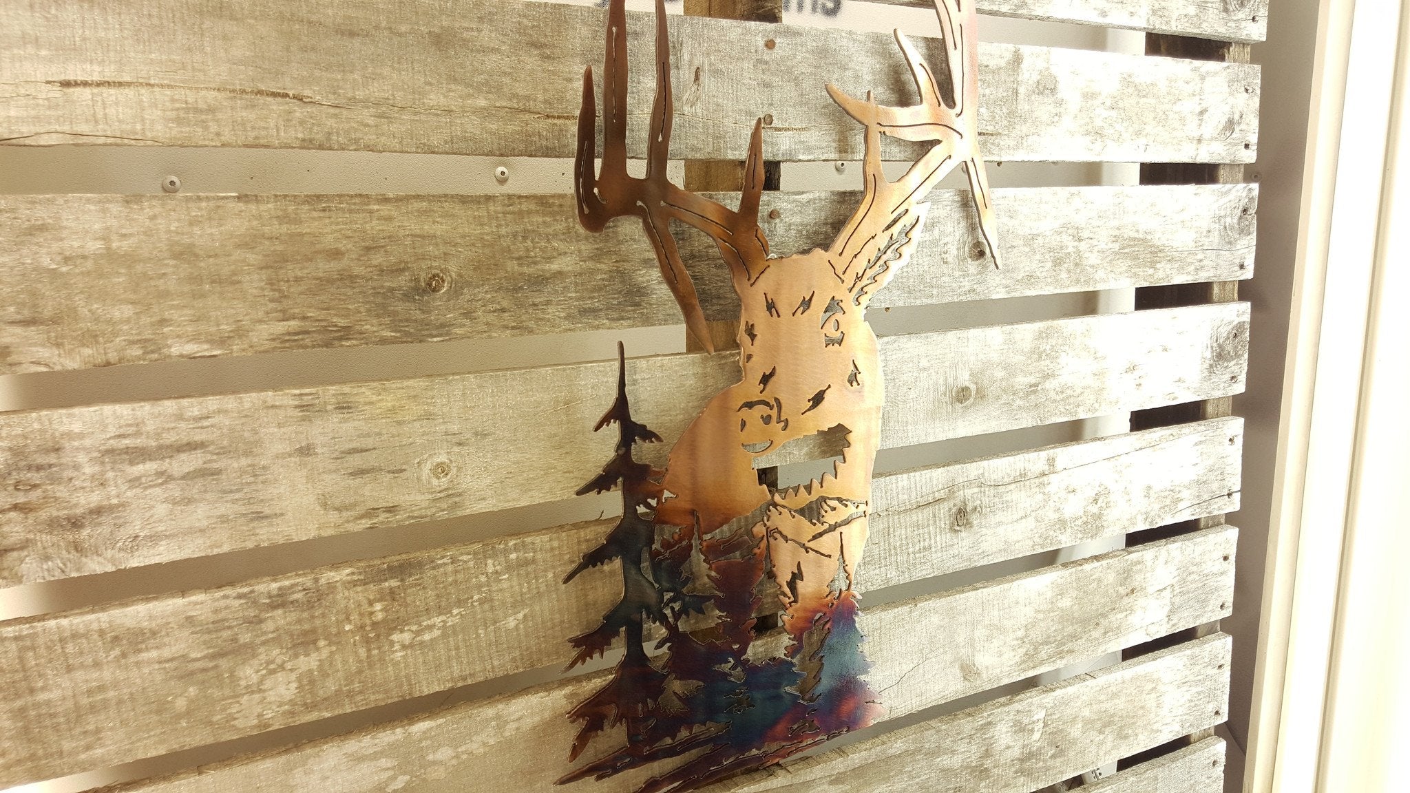 Drop Tine Buck Scene - Hersey Customs Inc.