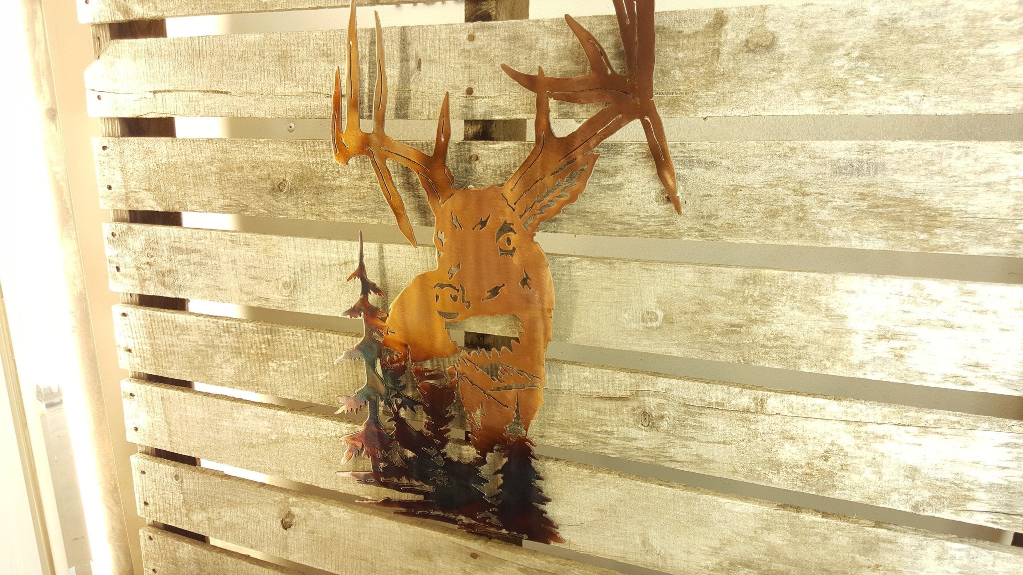 Drop Tine Buck Scene - Hersey Customs Inc.