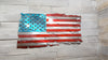 Weathered  American Flag - Hersey Customs Inc.