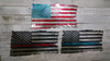 Weathered  American Flag - Hersey Customs Inc.