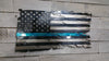 Weathered  American Flag - Hersey Customs Inc.