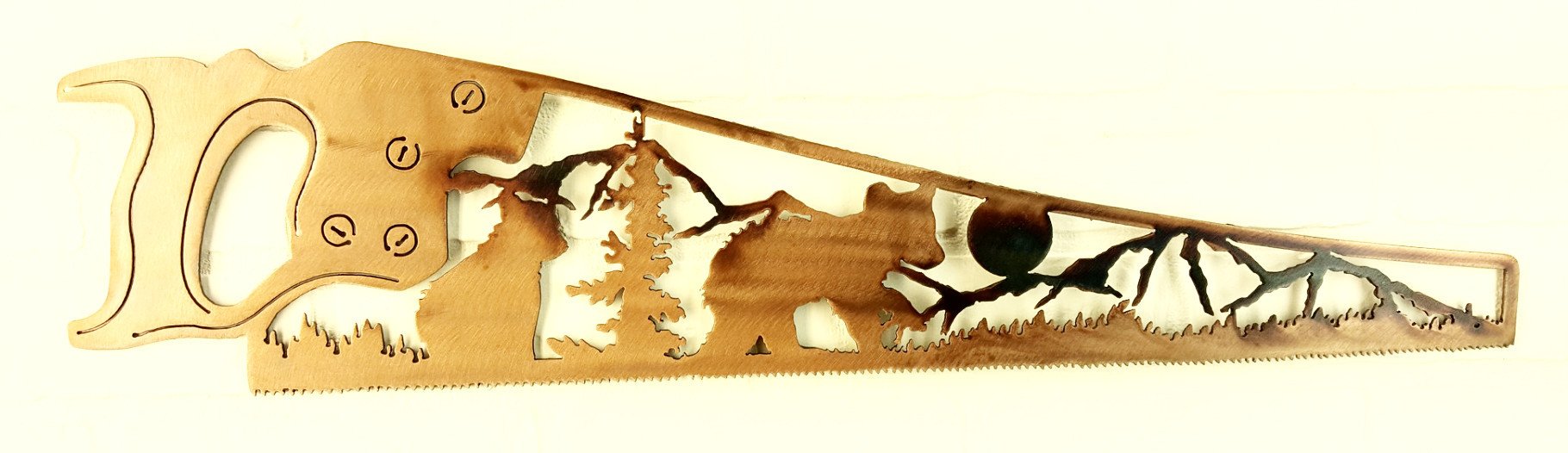 Wood Saw Bear Scene 1 - Hersey Customs Inc.