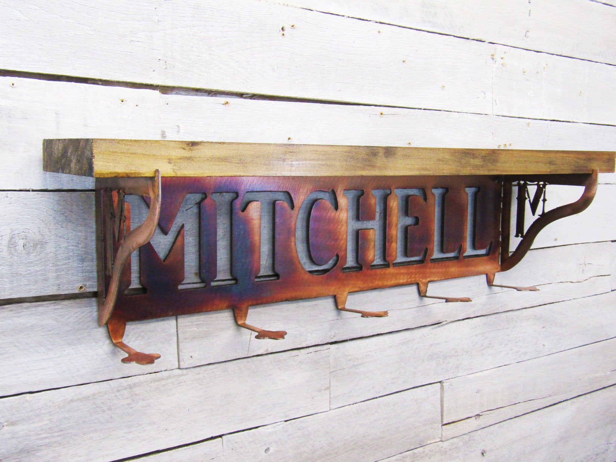 Shelf Coat Rack - Hersey Customs Inc.