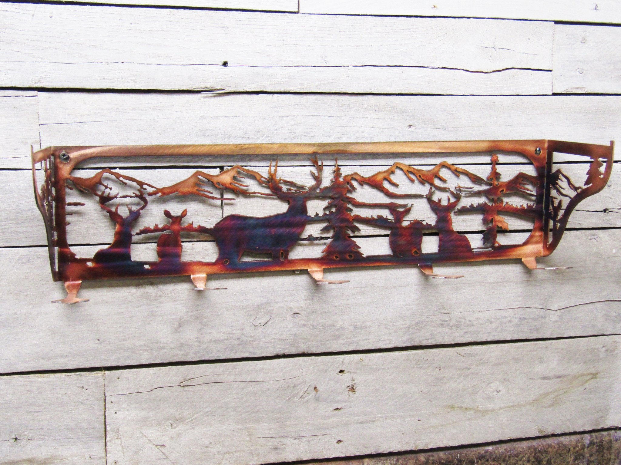 Shelf Coat Rack - Hersey Customs Inc.